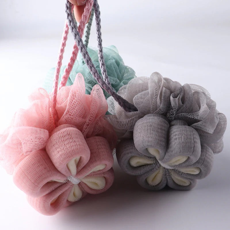 PAPO- Flower Shower Pouf Premium Quality and Rich Foaming