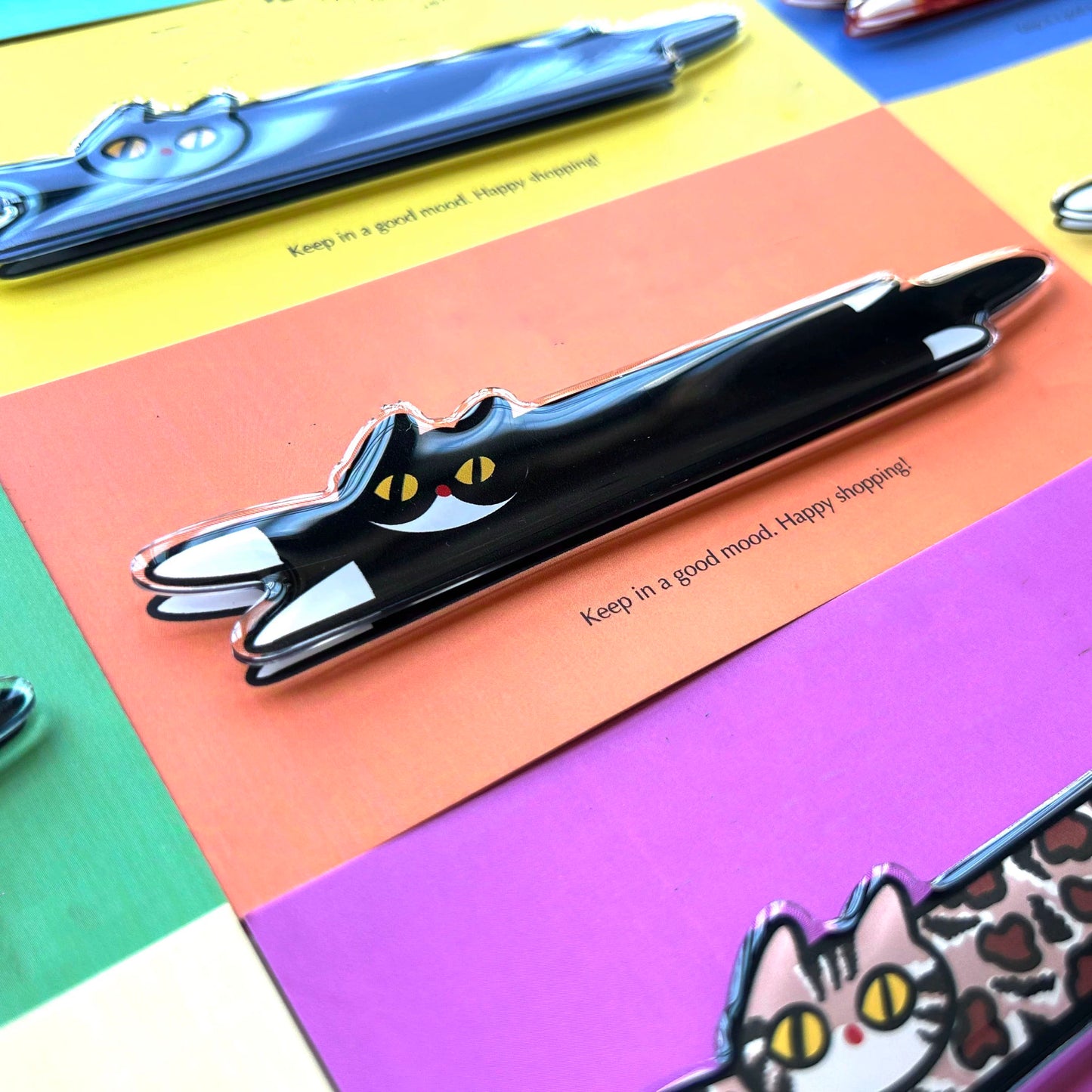 Stretchy Cat Fridge Magnet - Radiant "Sunny"