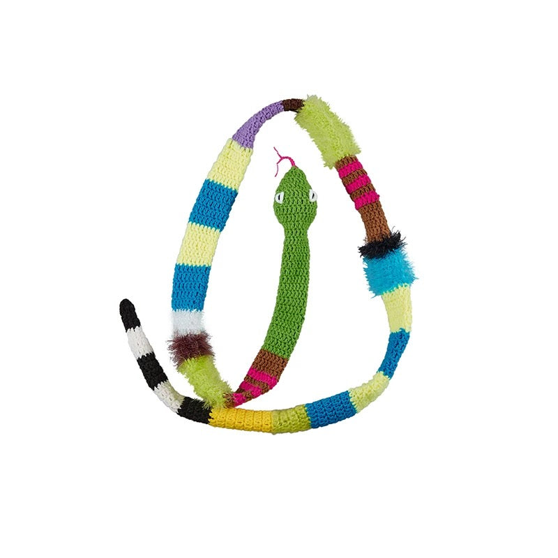 Crochet Colorful Snake Scarf