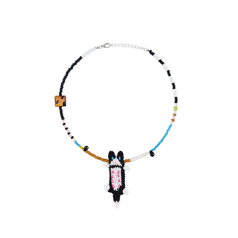 Crochet Cat Necklace