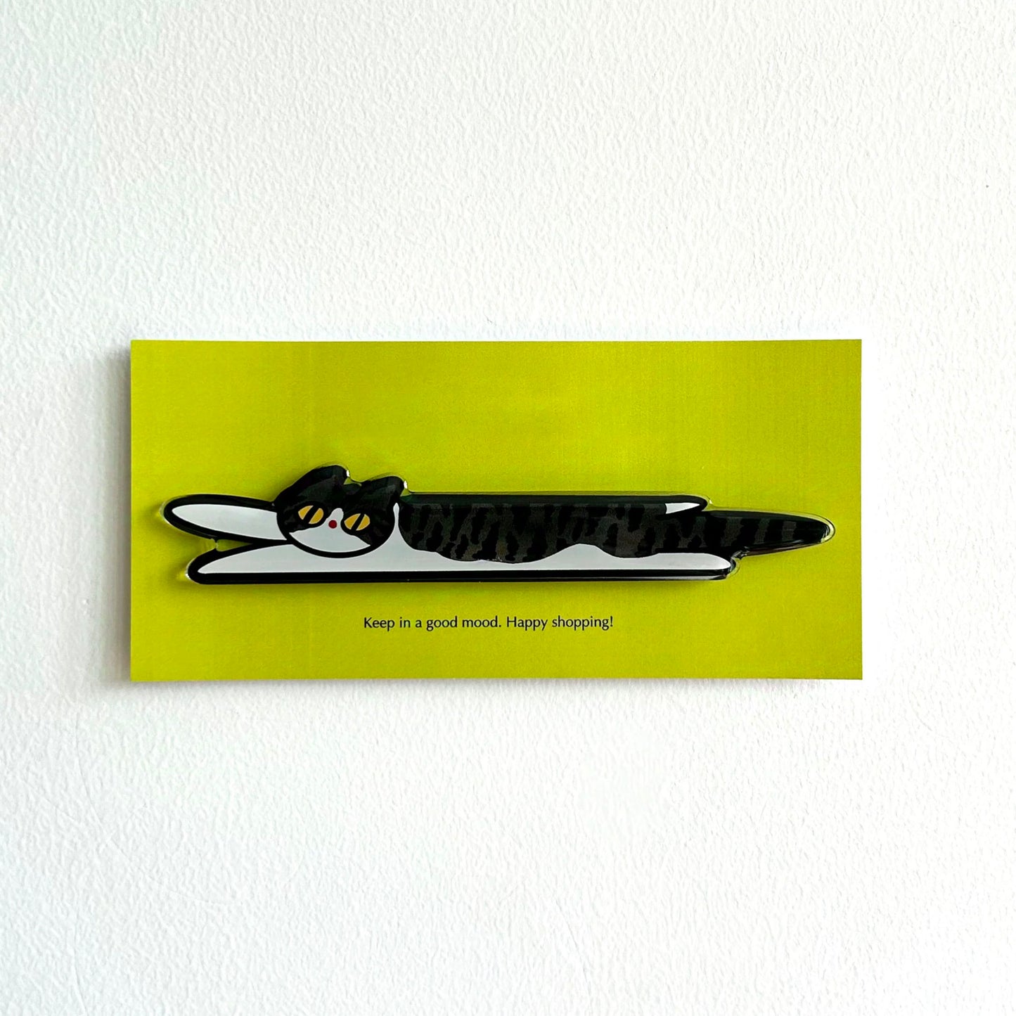 Stretchy Cat Fridge Magnet - Playful & Cool "Ziggy"