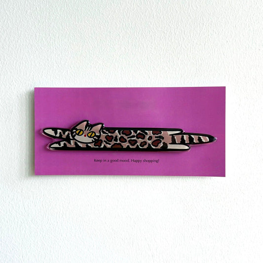 Stretchy Cat Fridge Magnet - Chic & Playful "Cleo"