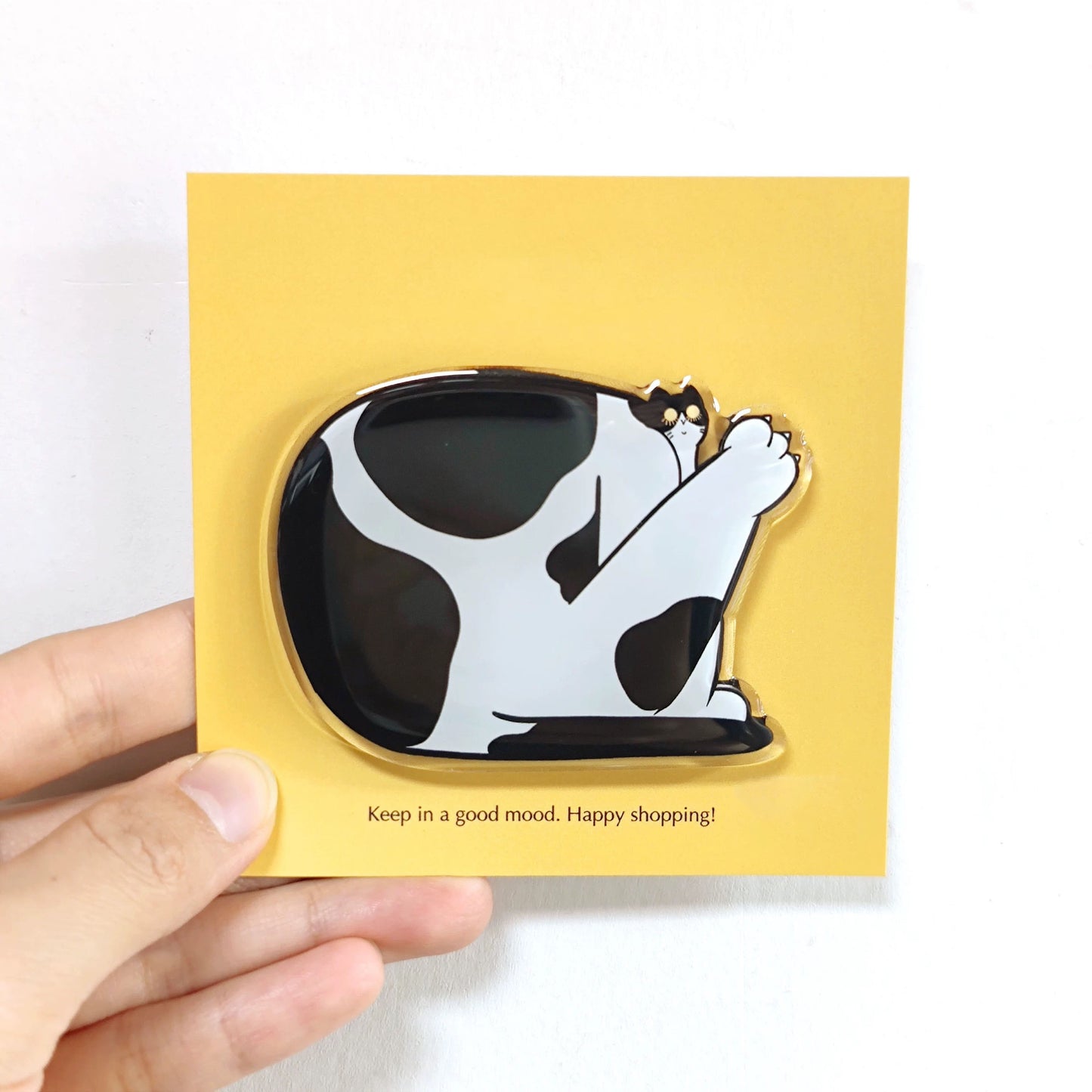 Round Cat Fridge Magnets