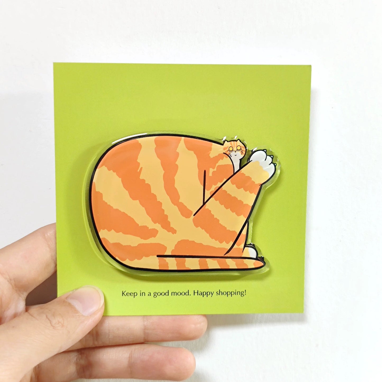 Round Cat Fridge Magnets