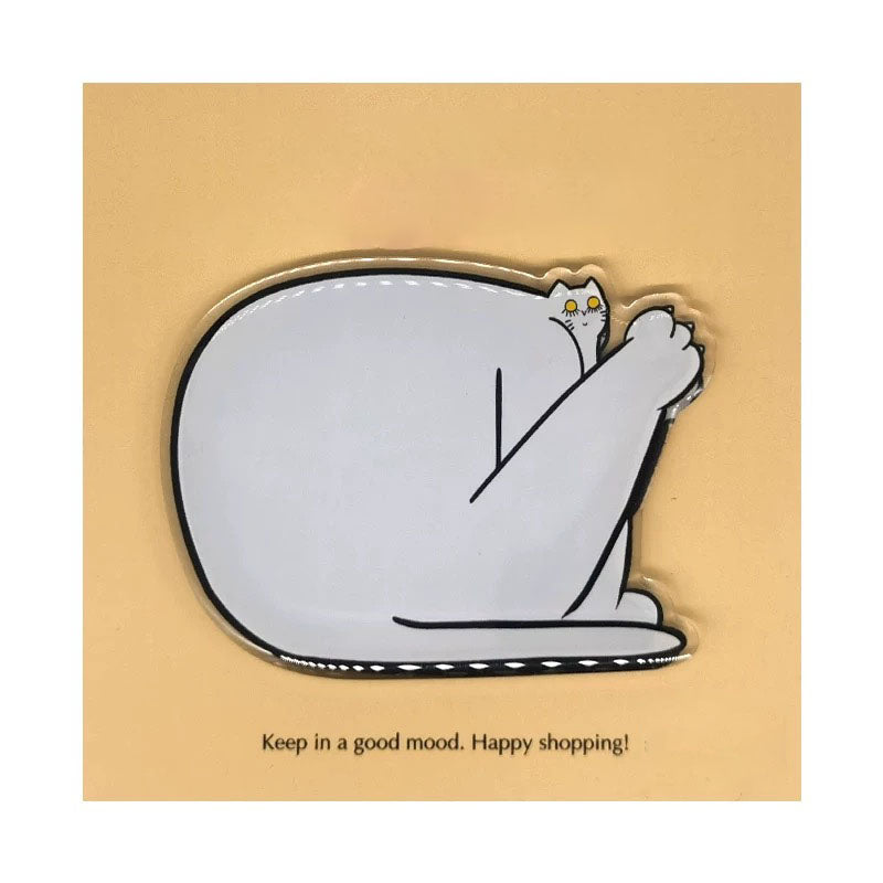 Round Cat Fridge Magnets