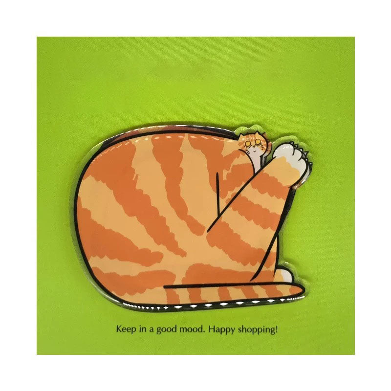 Round Cat Fridge Magnets