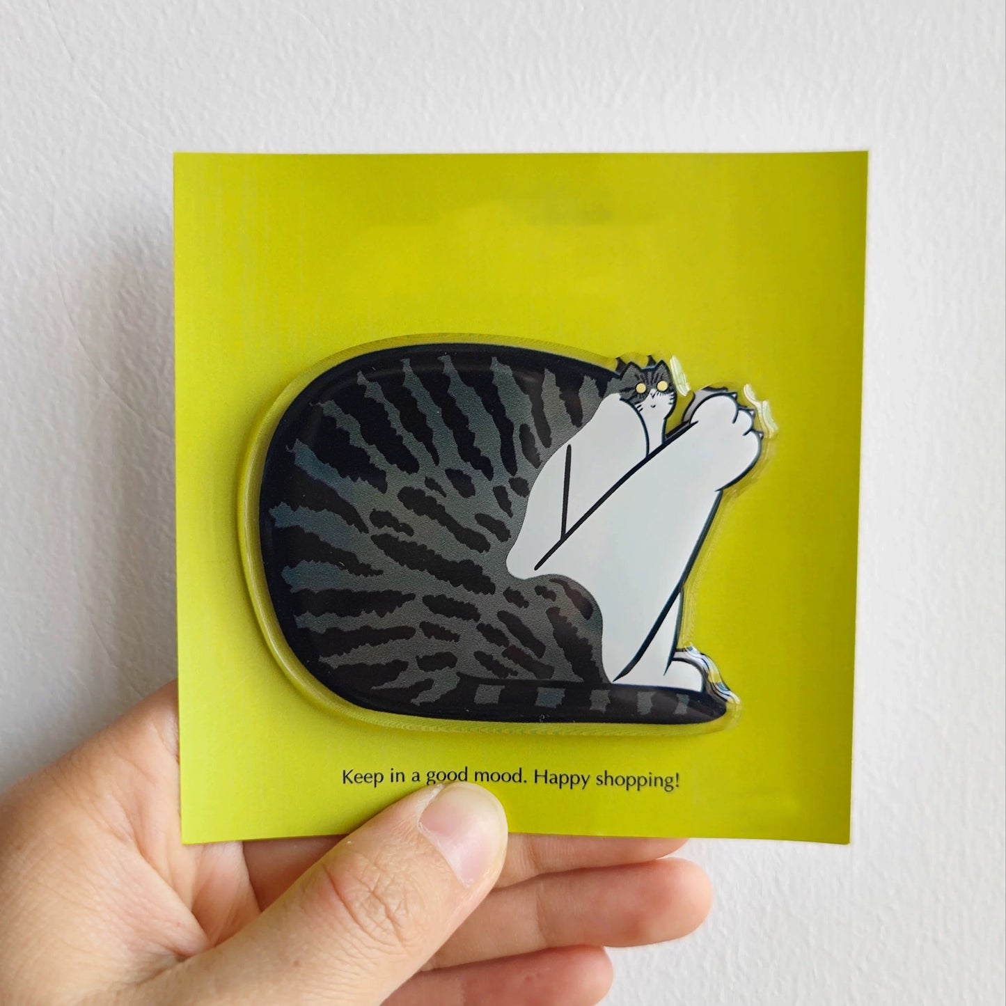 Round Cat Fridge Magnets