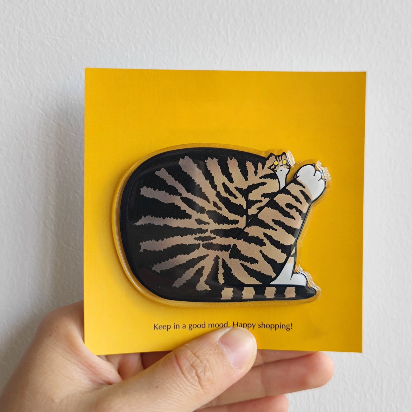 Round Cat Fridge Magnets